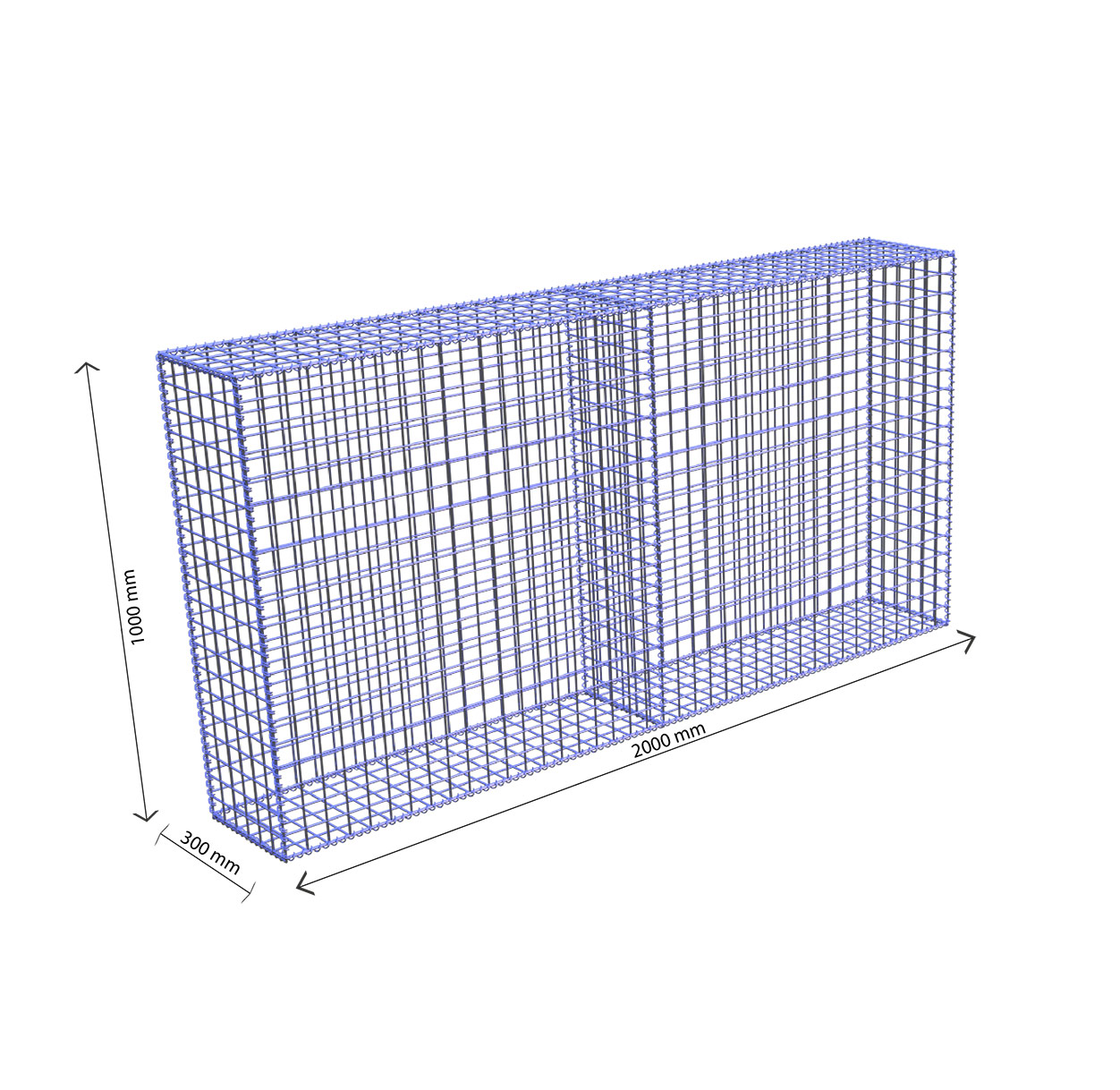 Gabion (Config B) 2000×1000×300