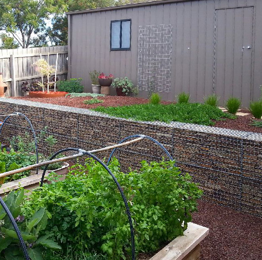 Gabion Baskets for Vertical Garden