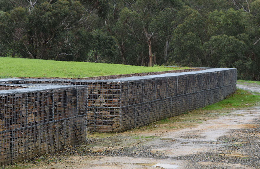 Rock Retaining Wall