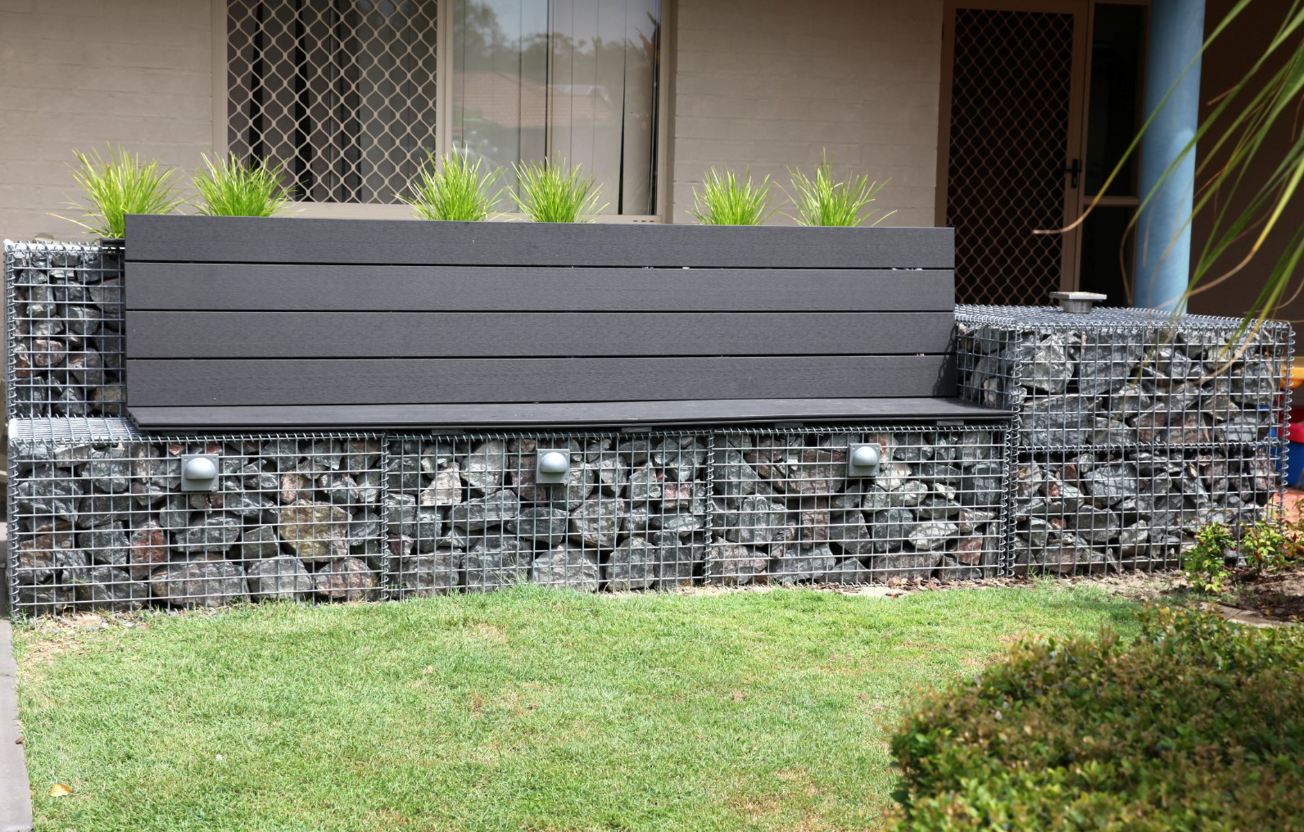 Gabion Seat Wall