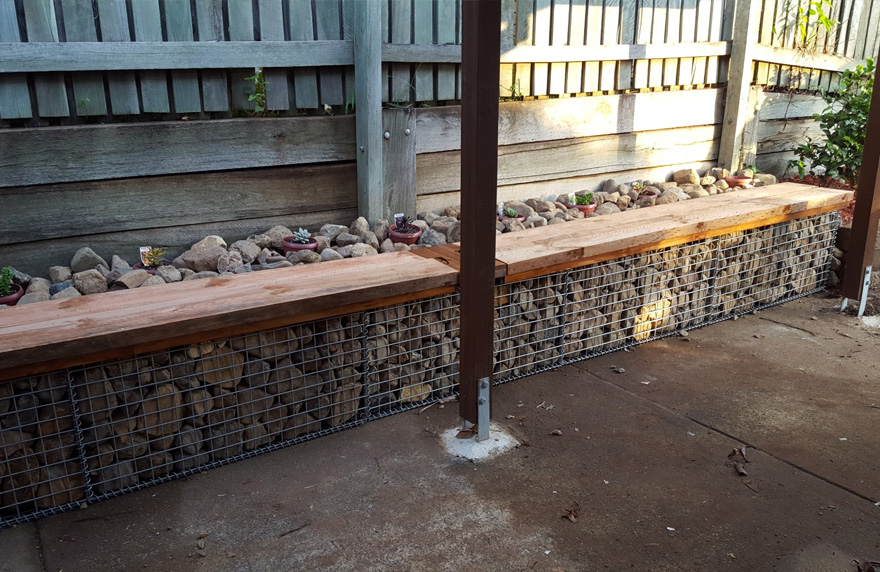 Gabion Bench Seats