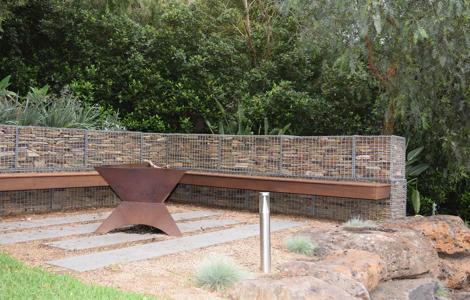 gabion baskets for fireplaces Melbourne