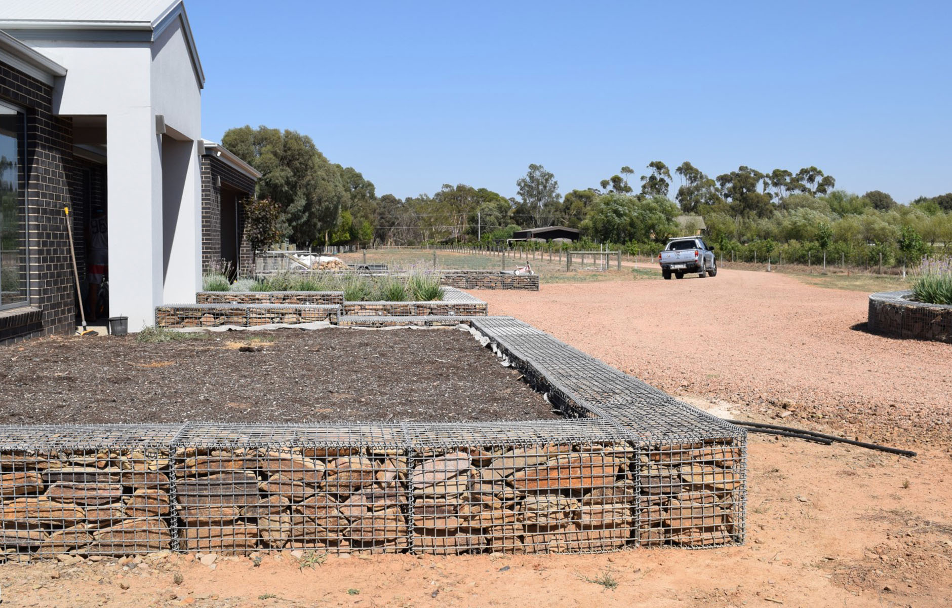 Rock Cages for Retaining Walls