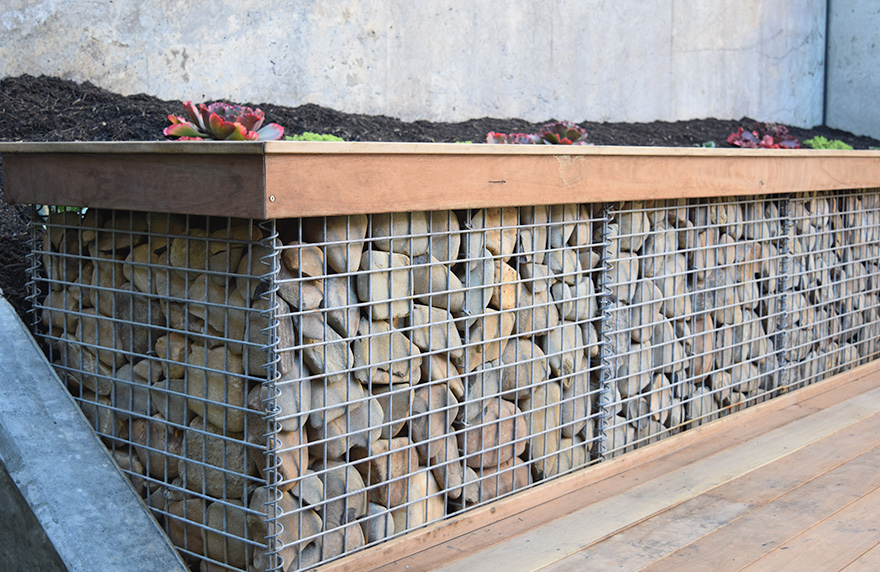 Gabion Garden Bed